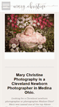 Mobile Screenshot of marychristinephotography.com